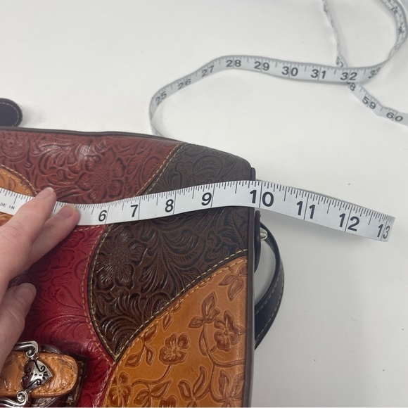 MC Mark Chantal Leather Embossed Shoulder Bag Multicolor - Picture 11 of 16